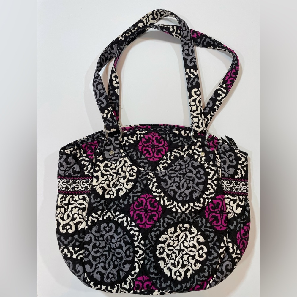 Vera Bradley Tote • Canterberry Magenta • Retired